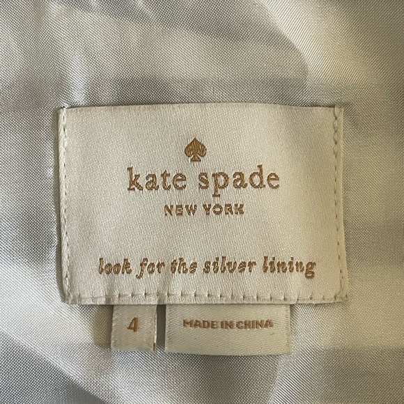 Kate Spade Mariella Black & White Striped Fit & Flare Dress Bow Print - Picture 8 of 12